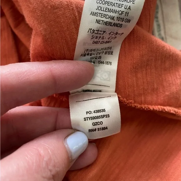 Patagonia Orange Amber Dawn Dress - Picture 14 of 14